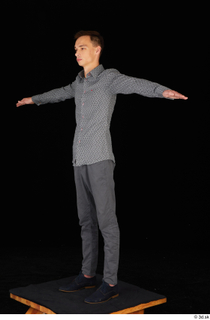  Alessandro Katz black shoes business dressed grey shirt grey trousers standing t poses whole body 0002.jpg